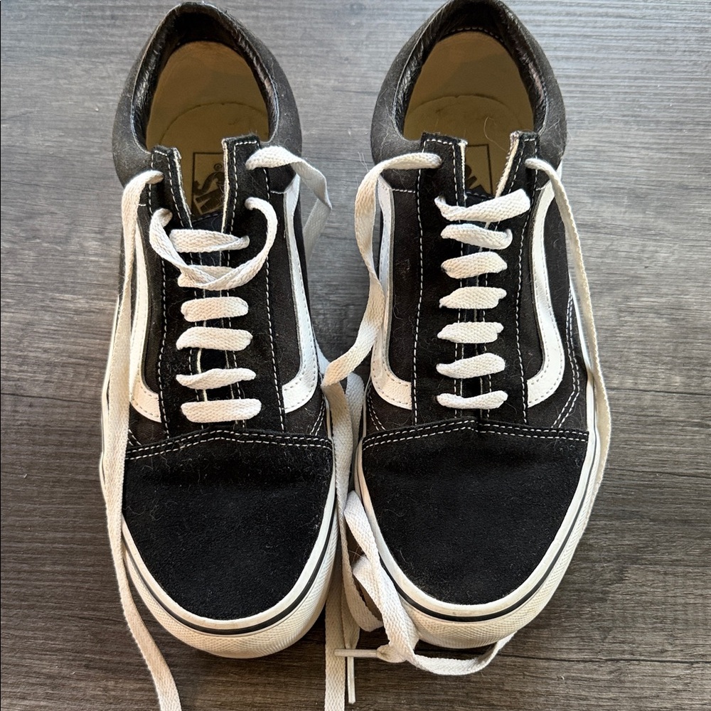 Vans Black and White Old Skool Sneakers
